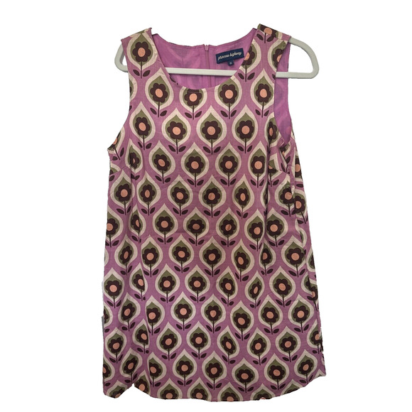 Modcloth Pink and Brown Patterned Midi Dress - Picture 5 of 13